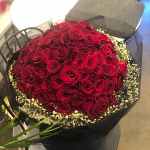 Rose 100 st( Please place your order 3-4days in advance)